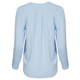 Brooks Brothers Womens Open-Neck Satin Blouse